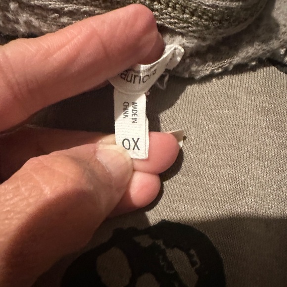 Maurices Tan Skull Print Sweatshirt - Picture 4 of 5